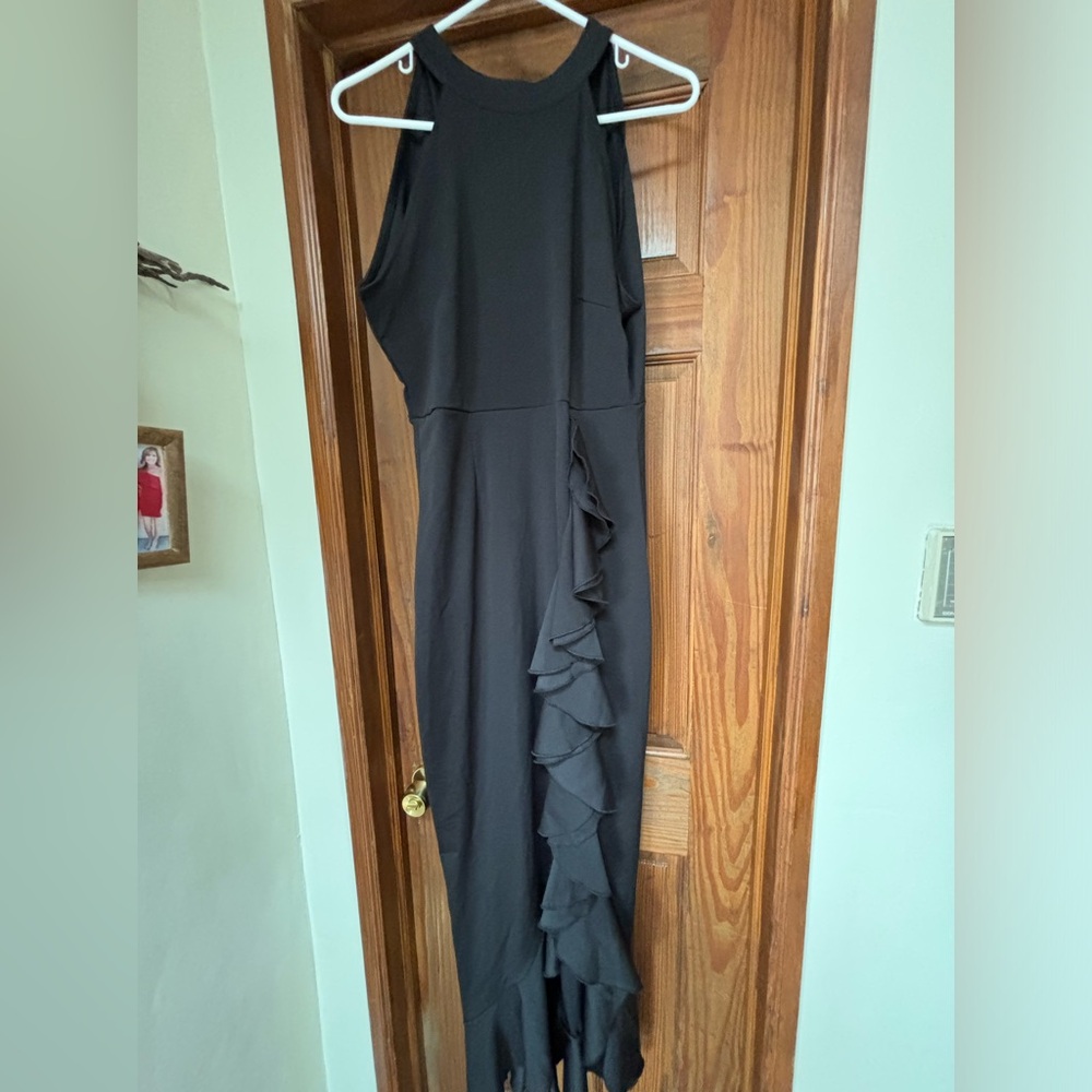 Black evening gown